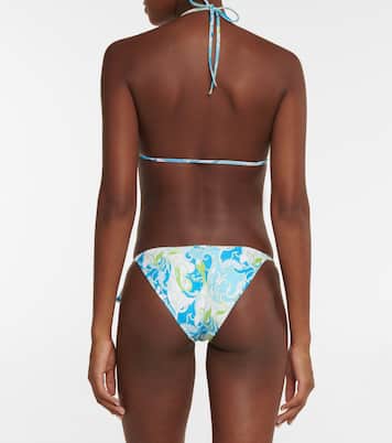 Portugal printed bikini top | Melissa Odabash