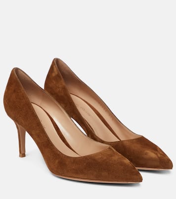 Pumps Gianvito 70 aus Veloursleder | Gianvito Rossi