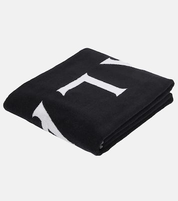 Telo mare in cotone con logo | Alaïa