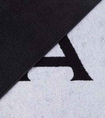 Telo mare in cotone con logo | Alaïa