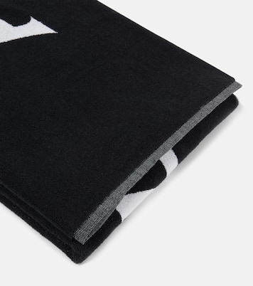 Telo mare in cotone con logo | Alaïa