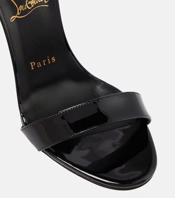 Lipqueen 100 patent leather sandals | Christian Louboutin