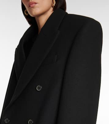 Double-breasted wool coat | Wardrobe.NYC
