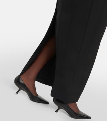 Corset wool and silk maxi dress | Thom Browne