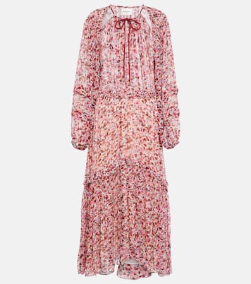 Fratelia printed georgette midi dress | Marant Etoile