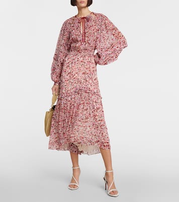 Fratelia printed georgette midi dress | Marant Etoile