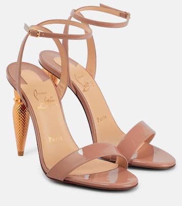 Lipqueen patent leather sandals | Christian Louboutin