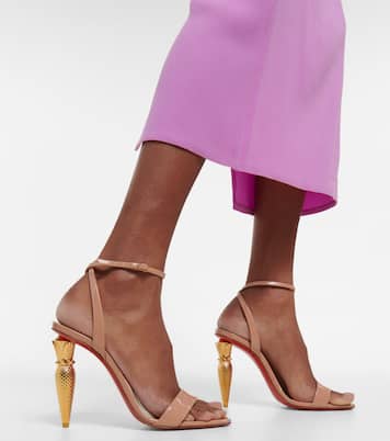 Lipqueen patent leather sandals | Christian Louboutin