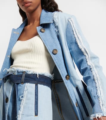 Abrigo con cinturón en denim | Tod's