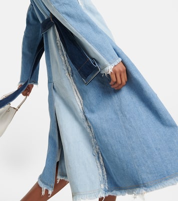 Abrigo con cinturón en denim | Tod's