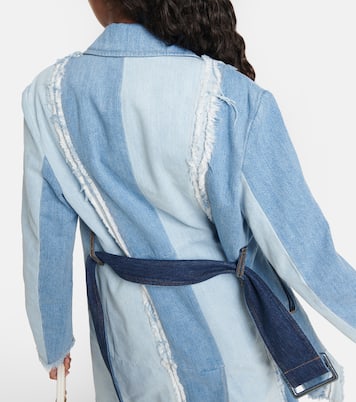 Abrigo con cinturón en denim | Tod's
