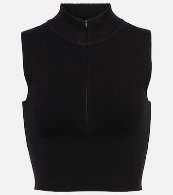 Petra half-zip crop top | Live The Process