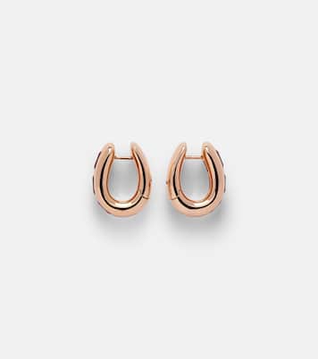 Boucles d’oreilles Iconica en or rose 18 ct et grenat pyrope | Pomellato