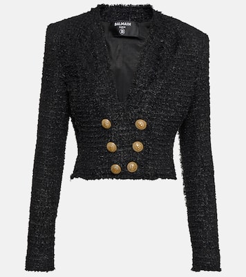 Giacca in tweed con decorazione | Balmain