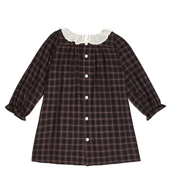 Baby Magnolia checked cotton dress | Bonpoint
