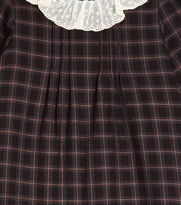 Baby Magnolia checked cotton dress | Bonpoint