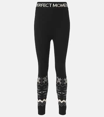 Nordic intarsia wool leggings | Perfect Moment