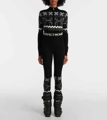 Nordic intarsia wool leggings | Perfect Moment