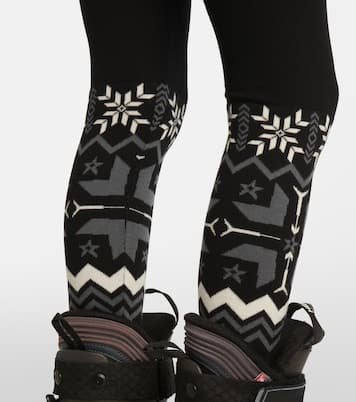Nordic intarsia wool leggings | Perfect Moment