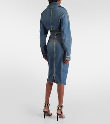 Denim pencil skirt | Alaïa