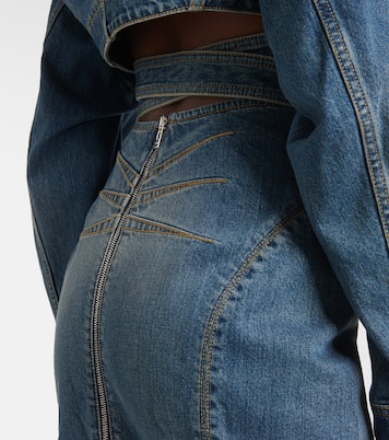 Denim pencil skirt | Alaïa