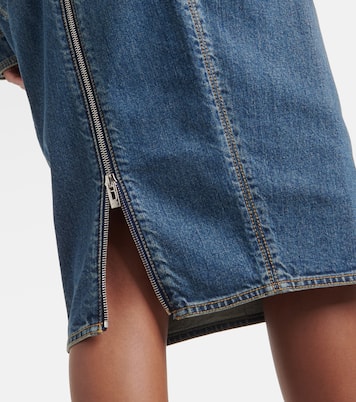 Denim pencil skirt | Alaïa