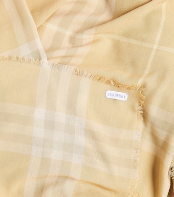 Burberry Check wool scarf | Burberry