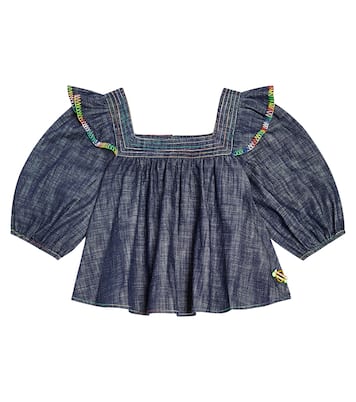 Top Alight de denim | Zimmermann Kids