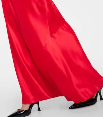 Ashanti one-shoulder satin gown | Staud