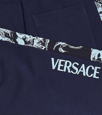 Barocco Stencil cotton jersey sweatpants | Versace Kids