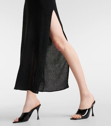 Vestido midi adornado con cuello halter | Magda Butrym