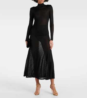 Robe longue à col roulé | Tom Ford