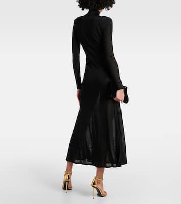 Robe longue à col roulé | Tom Ford