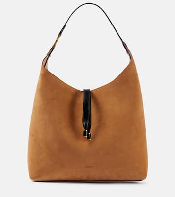 Borsa a spalla Marcie Small in suede | Chloé