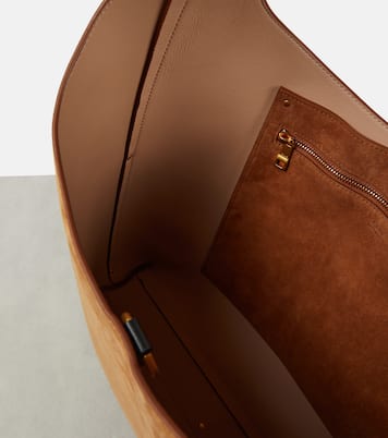 Borsa a spalla Marcie Small in suede | Chloé
