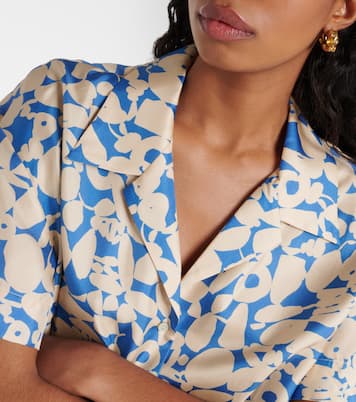 Camicia Prague in twill di seta | Asceno