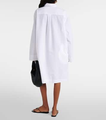 Robe chemise oversize en coton | Toteme