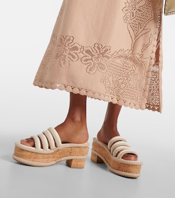 Mules VLogo Summerblocks en cuir | Valentino Garavani