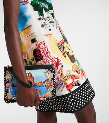 Miniabito Capri in cotone con stampa | Dolce&Gabbana
