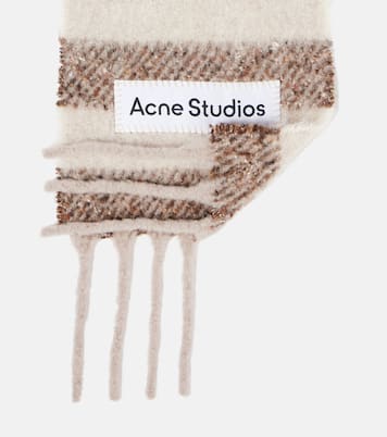 Bufanda de mezcla de lana a rayas | Acne Studios