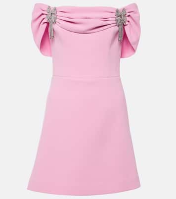 Odetta embellished bow-detail minidress | Rebecca Vallance