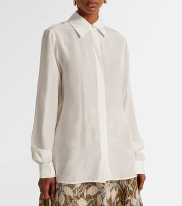 Camicia Keltie in crêpe de chine | Costarellos