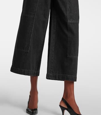 Cropped wide-leg jeans | Vince