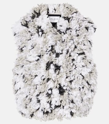 Gilet Lynx in shearling sintetico | Alaïa