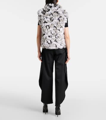Gilet Lynx in shearling sintetico | Alaïa