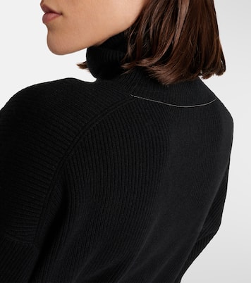 Jersey de cuello alto de lana, cachemir y seda | Brunello Cucinelli