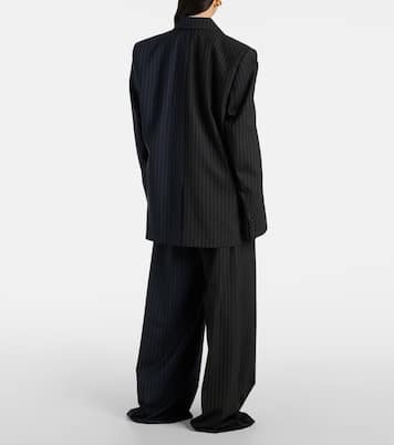 Blazer gessato in lana | Vetements