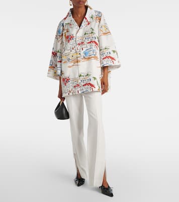 Bedrucktes Hemd Casaco aus Baumwolle | Jacquemus