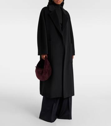 Abrigo envolvente Locri de lana y cachemir | Max Mara