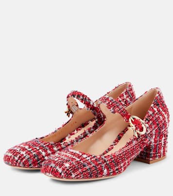 Mary Ribbon bouclé Mary Jane pumps | Gianvito Rossi